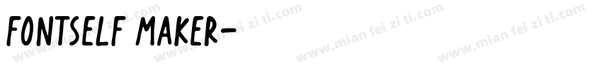 Fontself Maker字体转换